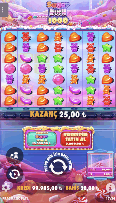 Sugar Rush 1000 #3 slot incelemesi