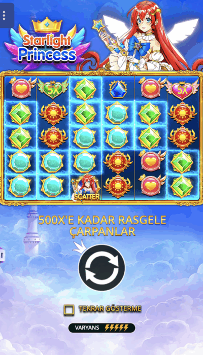 Starlight Princess slot önizlemesi #1