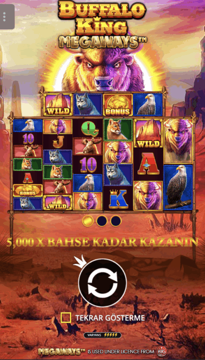 Buffalo King Megaways Slotl İncelemesi #2